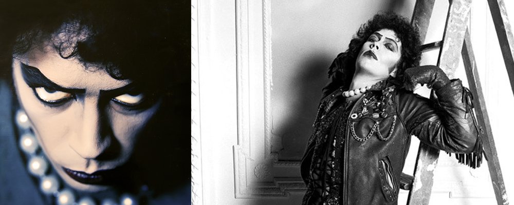 Rocky Horror Picture Show Strange Stories From Behind the Scenes - Frank Leans Against Ladder