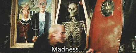 Rocky Horror Picture Show Strange Stories From Behind the Scenes - Skeleton Gif