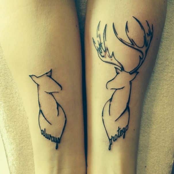 Always Protego Couple Tattoo