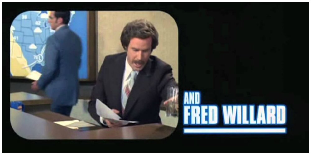 anchorman opening lint roller