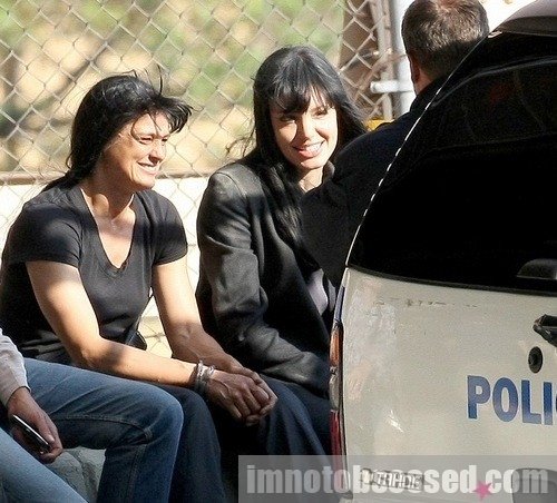 Angelina Jolie & Stuntwoman Celebrities Stunts