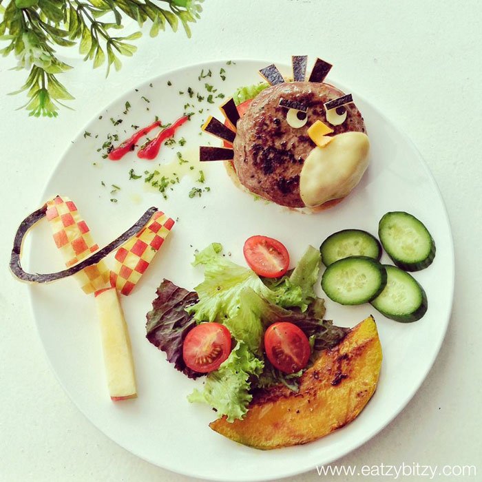 Angry Bird Food Artists