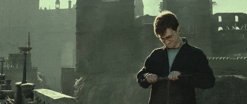 harry potter wand breaking