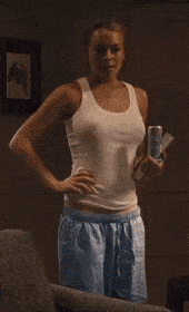 Animated GIF No Bra Celebrities 10 - Lindsay Lohan with no bra