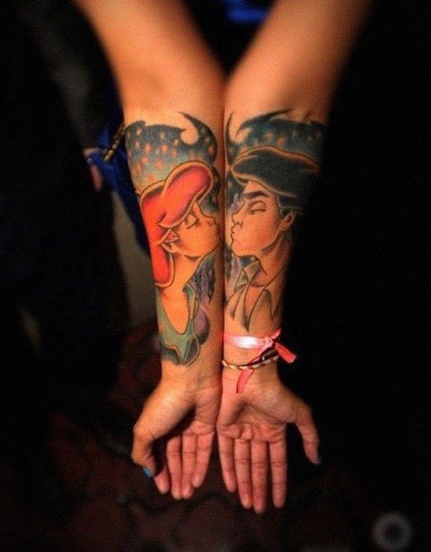 Couple Tattoos – Incomplete without each other