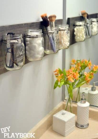 Bathroom storage Mason Jar