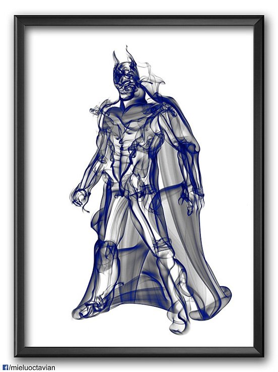 Batman Smoke Poster