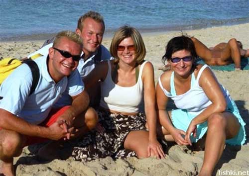 Beach Funny Photo
