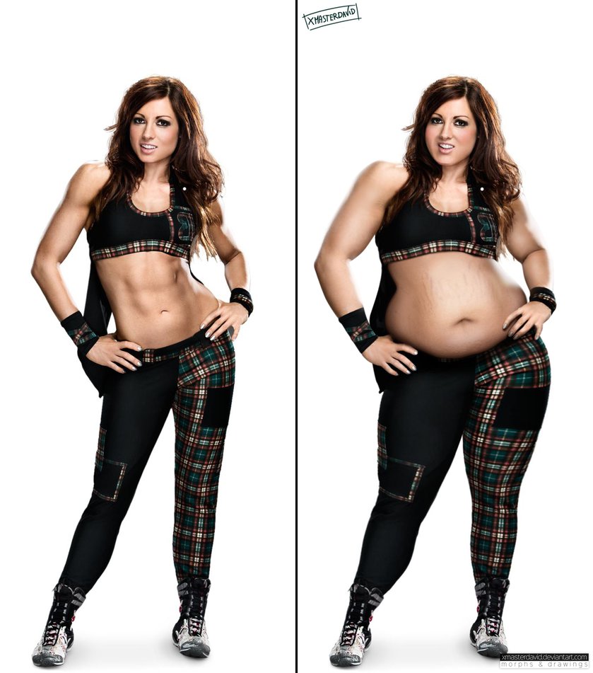 Becky Lynch Fat Celebrity