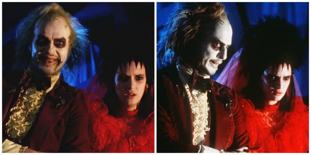 beetlejuice red wedding dress