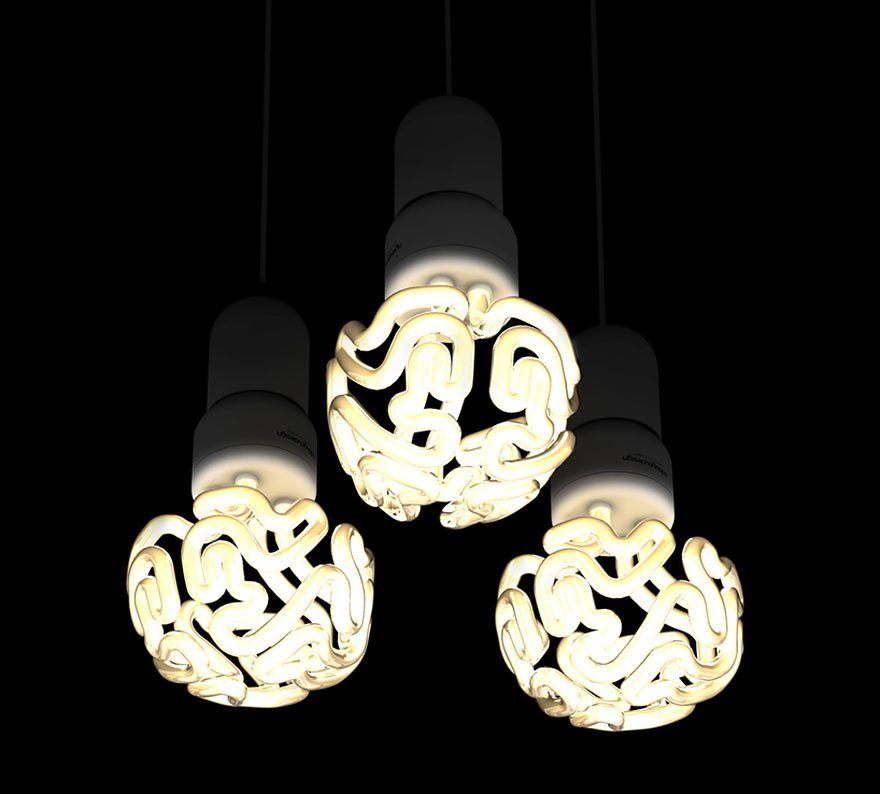 Brain Light Bulb Creative light