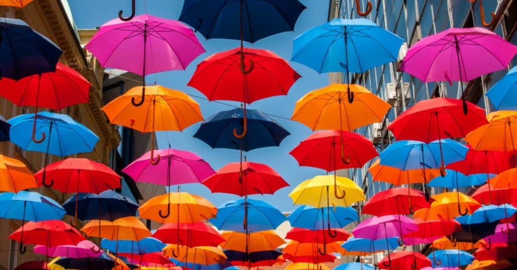 Branding in the Rain Logo-Printed Umbrellas for Promotional Purposes