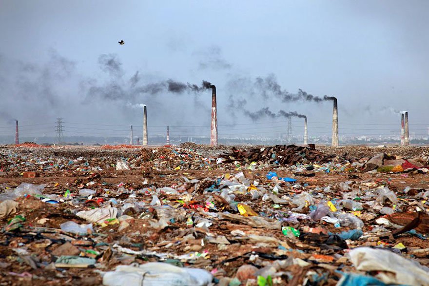 Brick Field, Dirty Environment (Bangladesh) Overpopulation