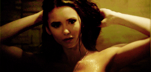 Celebrity Shower Nina Dobrev