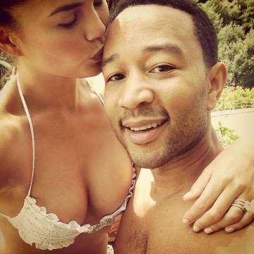 Chrissy Teigen & John Legend Bikini Photos
