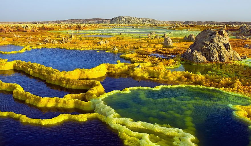 Dallol Volcano, Ethiopia Mysterious Places