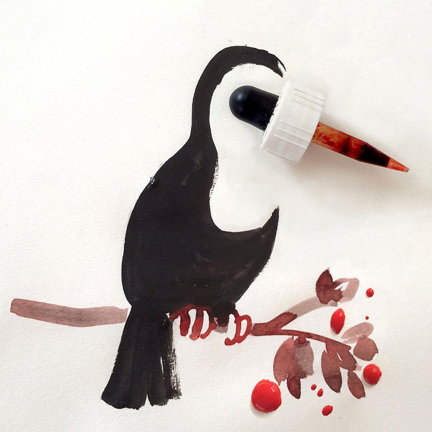 dropper Creative Drawing