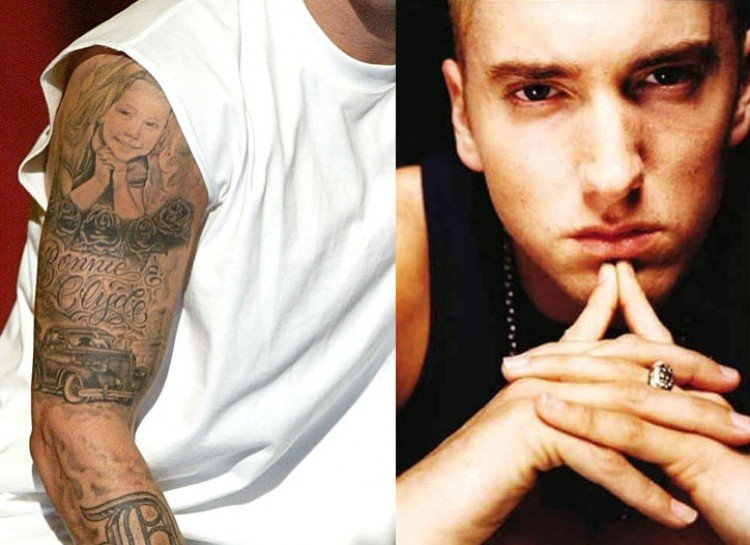 EMINEM worst celebrity tattoo