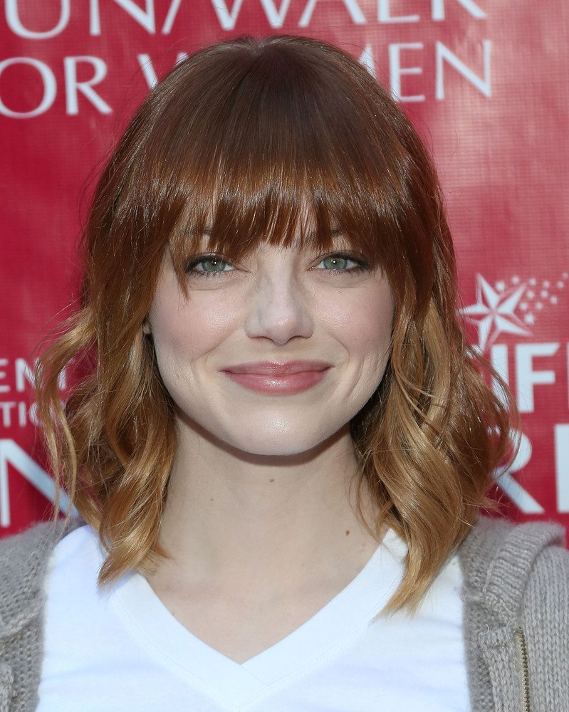 Emma Stone Celebrities Haircut