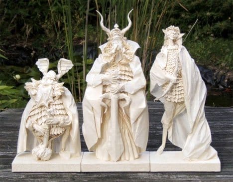 Eric Joisel – Detailed Classic Monster Figures Paper Art
