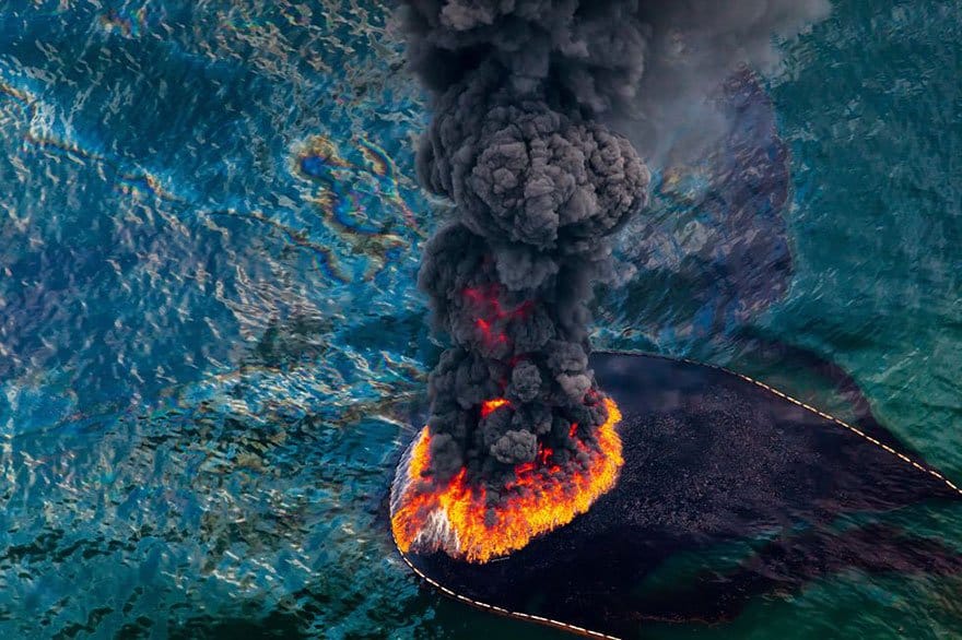 Fire at oil platform (Gulf of Mexico, April 2010) Overpopulation
