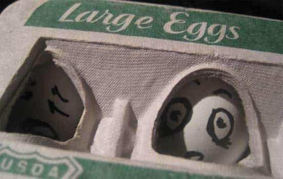 Funny Egg art 16 window