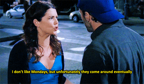 Gilmore Girls Fun Facts - Animated GIF - mondays