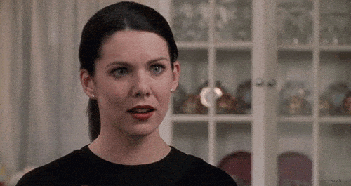 Gilmore Girls Fun Facts - Animated GIF - rolling eyes
