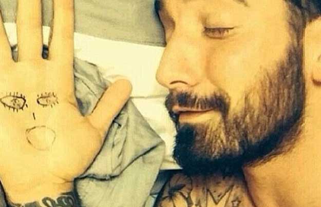 Hand is my best company After Sex Selfies