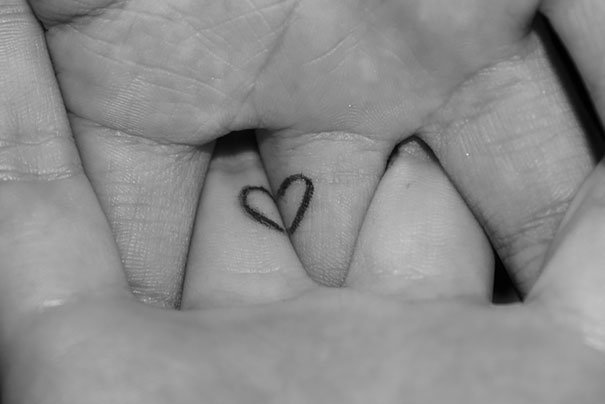 Heart Couple Tattoos
