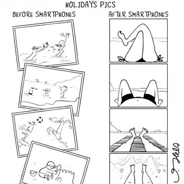 Holiday Pics Ruined Smartphone Addiction