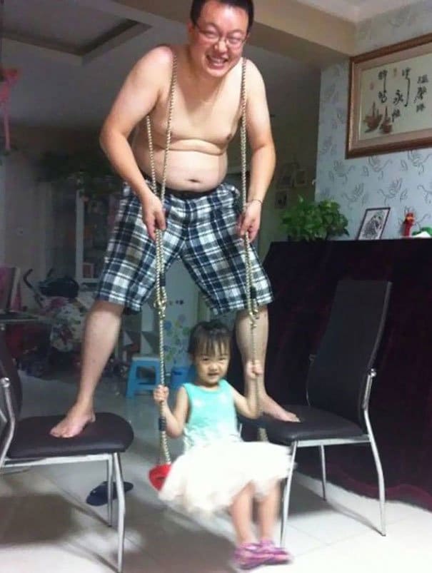 Human Swing Parenting Fails