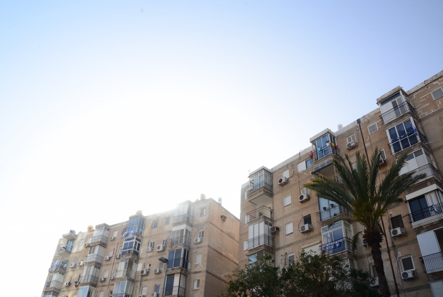 Identical Building of Tel Aviv Beautiful Israel