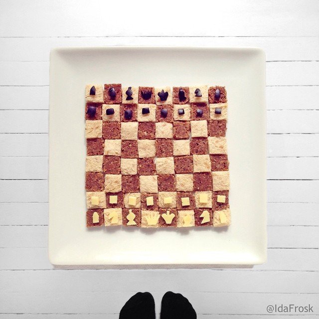 If you can't beat them, just eat them Food Art