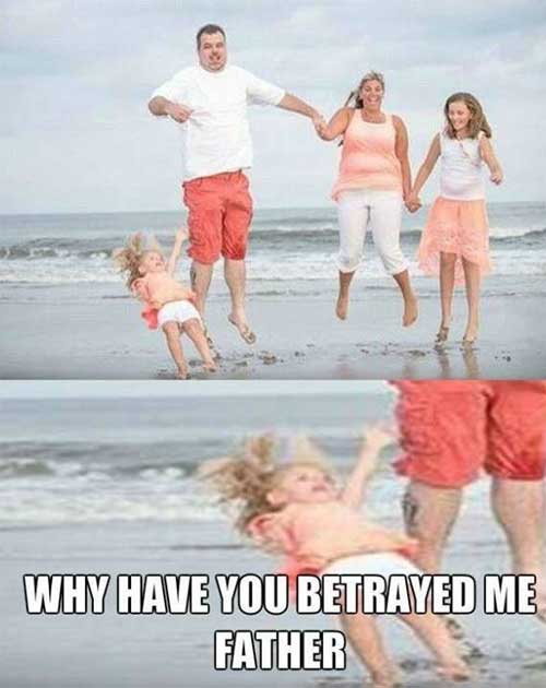 Jump Fail Family Photo Fails