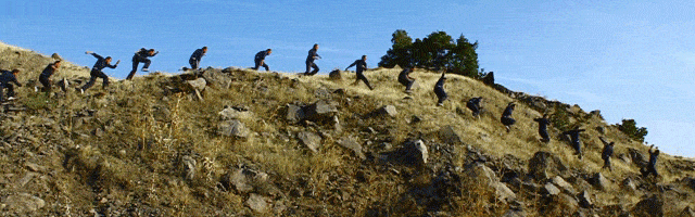 Jumping Clone Animated GIF