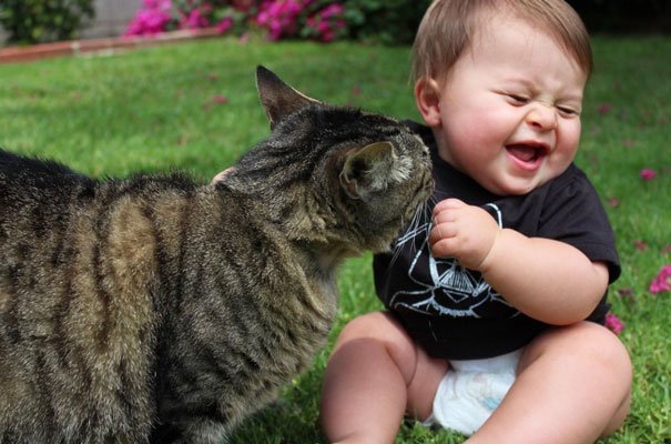 Kids & Cat