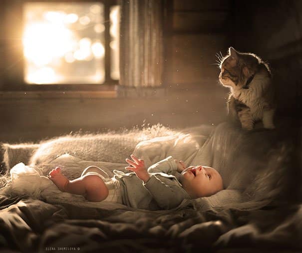 Kids & Cat