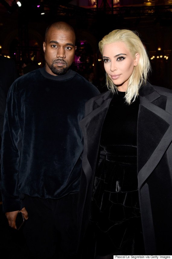 Balmain : Kim Kardashian - Paris Fashion Week Womenswear Fall/Winter 2015/2016