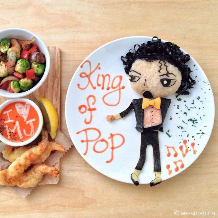 King of pop - Micheal Jackson Food Artists