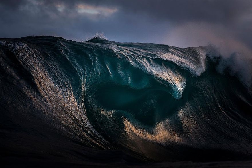Light Refracts Through The Curves Of A Breaking Wave, New South Wales, Sydney, Australia Photo Contest