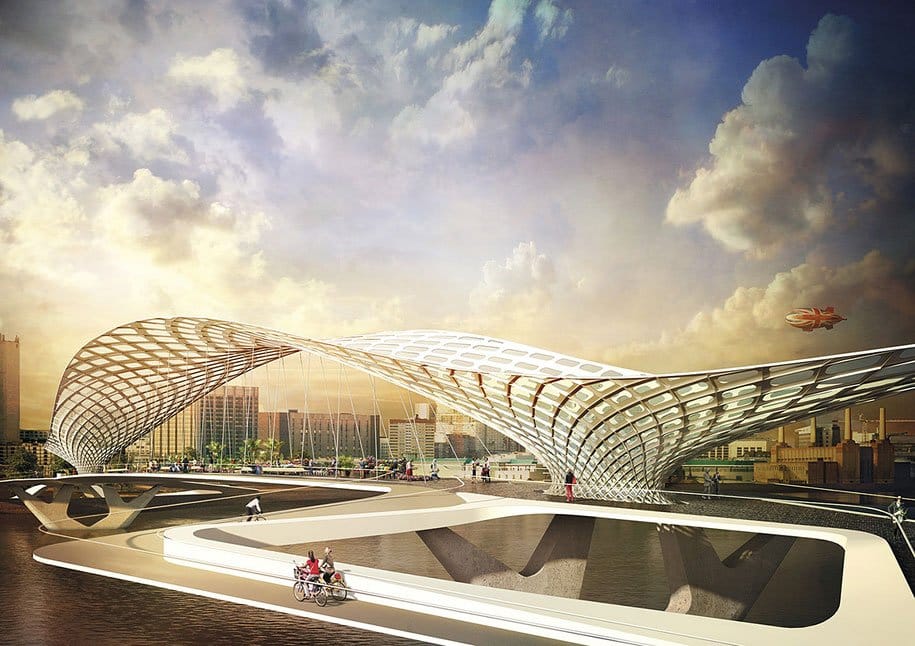 Fairylike design proposals for the London Bridge