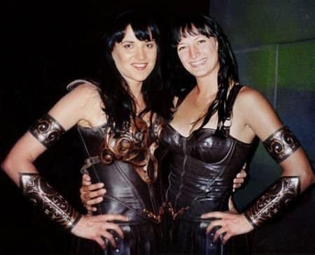Lucy Lawless & Zoe Bell Celebrities Stunts