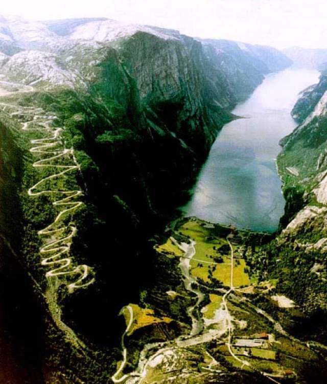 Lysebotn Road, Norway Dangerous roads