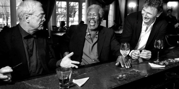 Michael Cane, Morgan Freeman, Liam Neeson Rare Photos