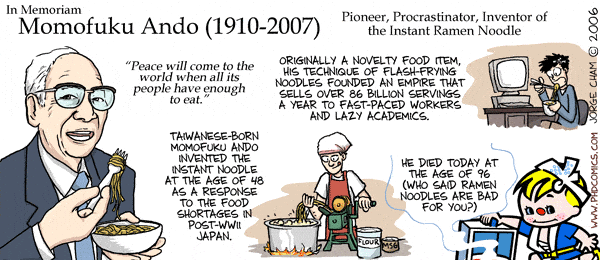 momofuku andos quote Instant Noodles