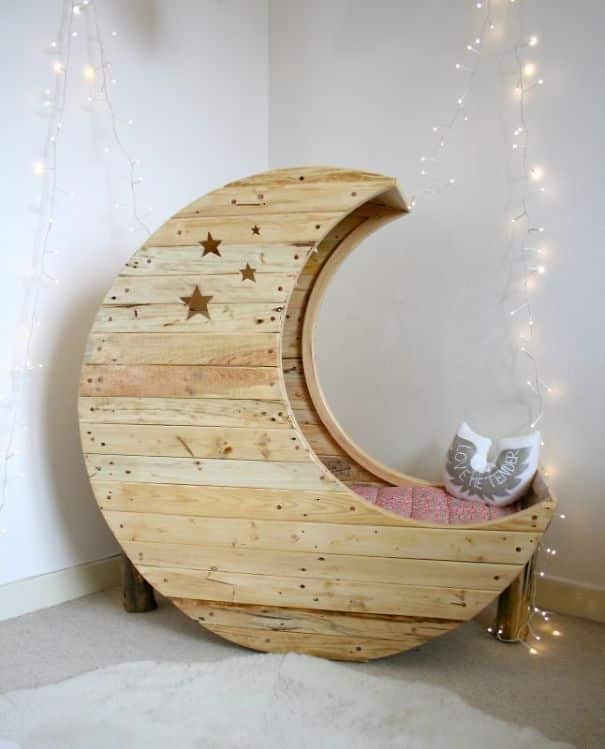 Moon Shaped Baby Crib Beautiful Galaxy