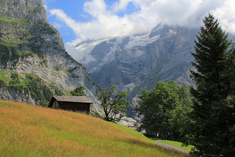 Mountain picnic waiting for you Stunning Switzerland