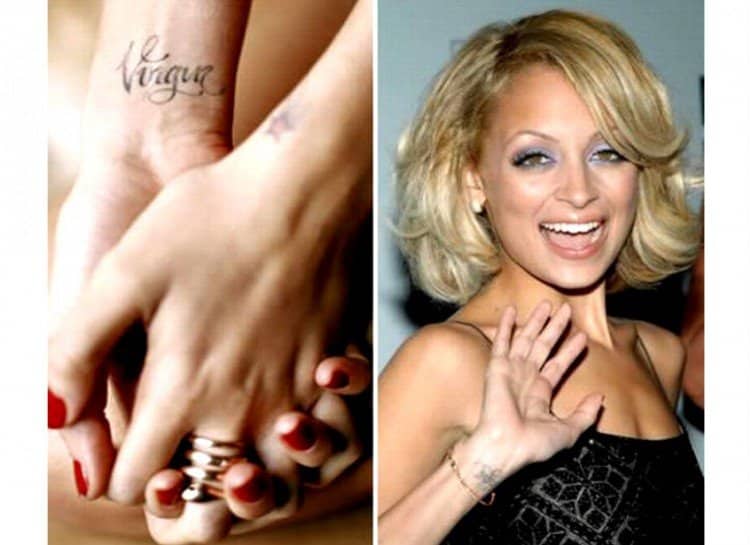 NICOLE RICHIE worst celebrity tattoos