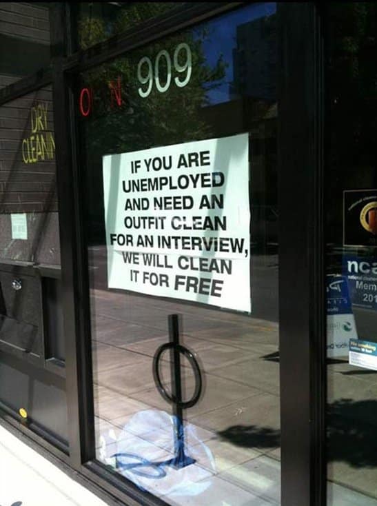 Offer For Unemployed People Bad Place